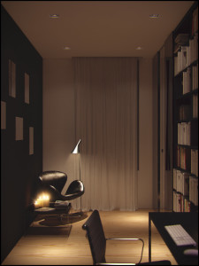 Interior design and visualization of a 80m2 flat - study