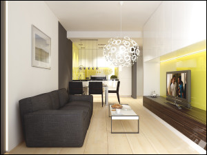 Interior visualizations - sample apartments Vivienda Investment