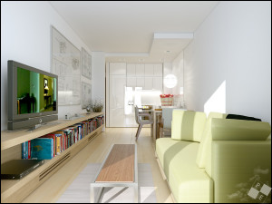 Interior visualizations - sample apartments Vivienda Investment